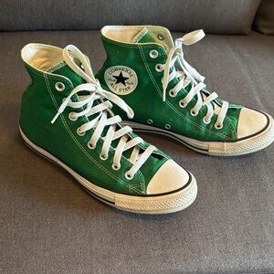 Converse All Star Green High-Top Sneakers